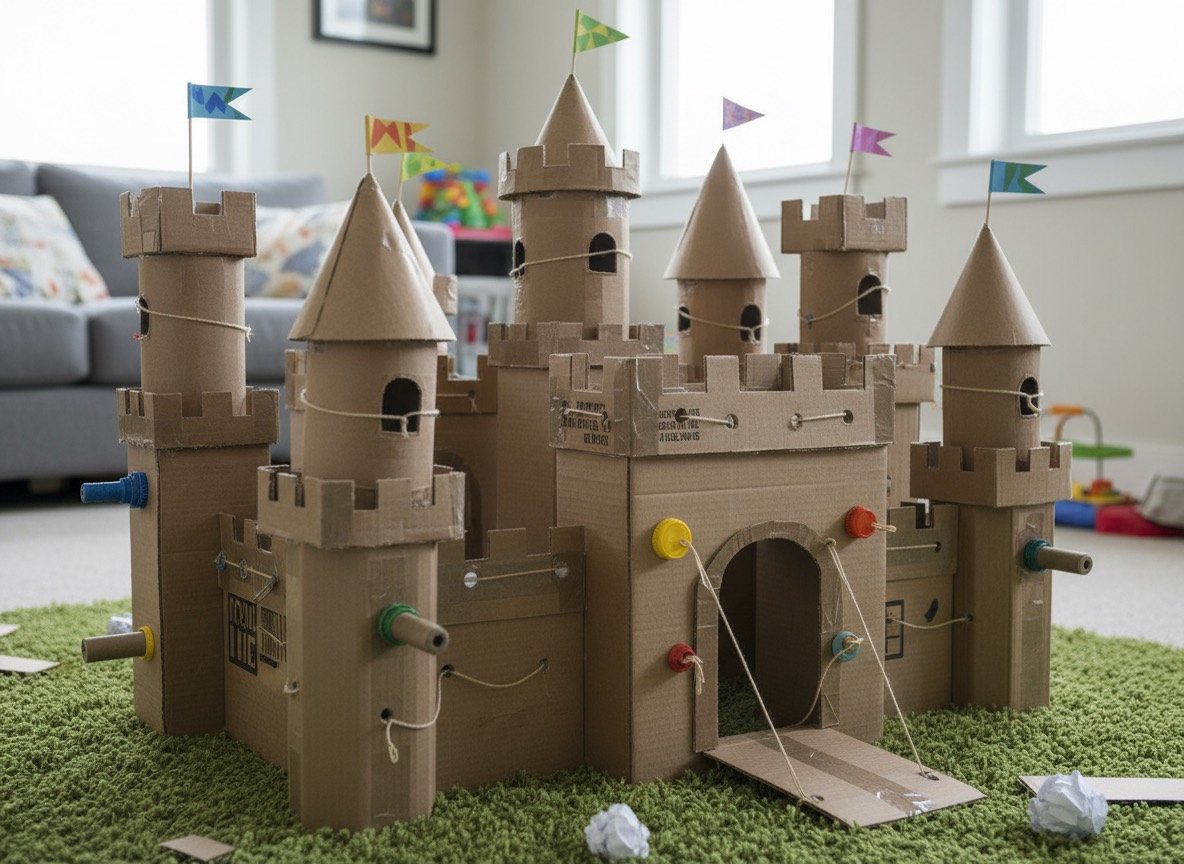 Cardboard castle